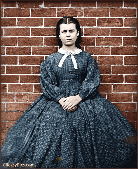 Young girl at Aiken house